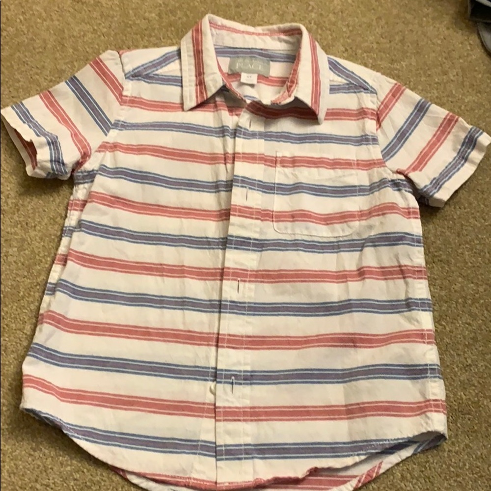 Boys down down short sleeve shirt